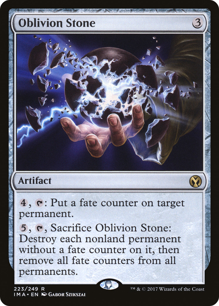 Oblivion Stone (IMA-223)  Foil - Iconic Masters