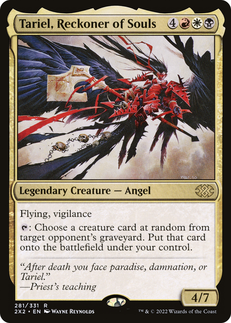 Tariel, Reckoner of Souls (2X2-281)  - Double Masters 2022
