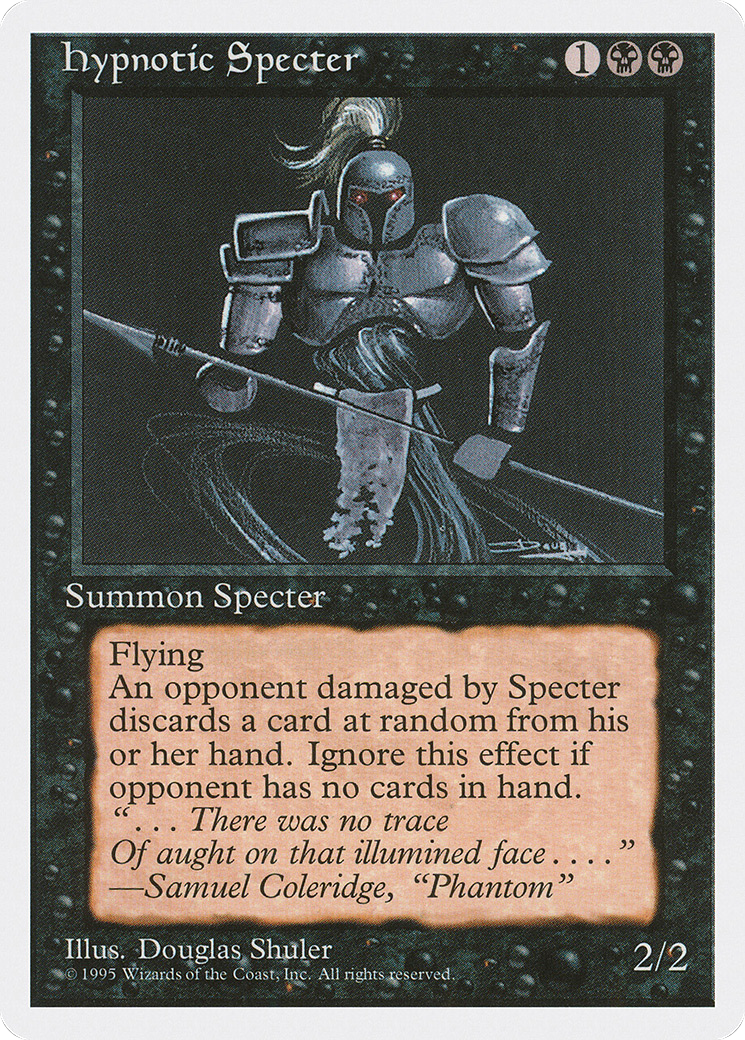 Hypnotic Specter (4ED-026)  - Fourth Edition