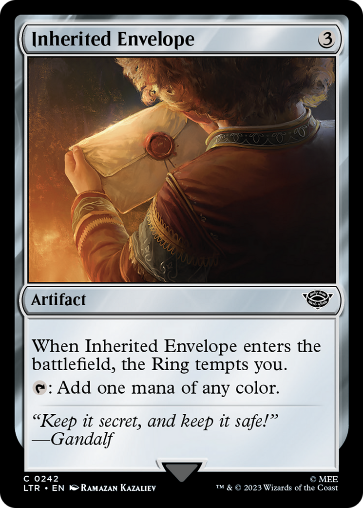 Inherited Envelope (LTR-242)  Foil - The Lord of the Rings: Tales of Middle-earth