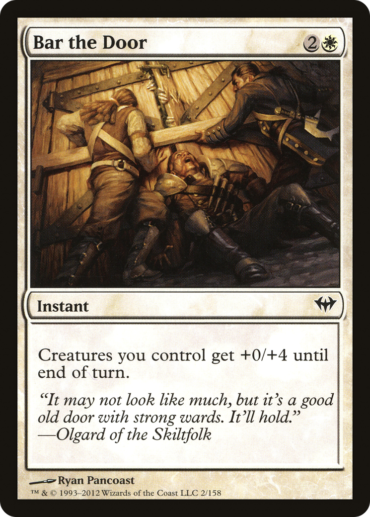 Bar the Door (DKA-002)  Foil - Dark Ascension