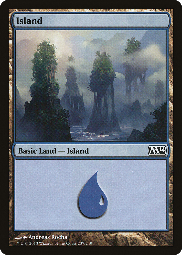 Island (237) (M14-237)  Foil - Magic 2014