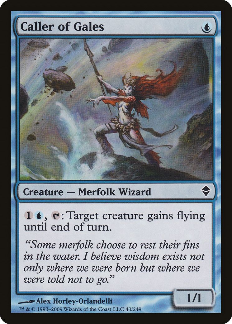 Caller of Gales (ZEN-043)  Foil - Zendikar