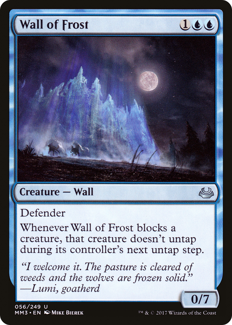 Wall of Frost (MM3-056)  - Modern Masters 2017