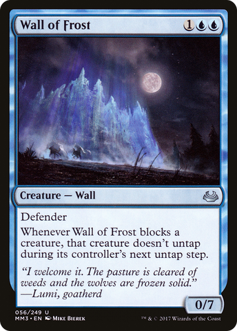 Wall of Frost (MM3-056)  - Modern Masters 2017