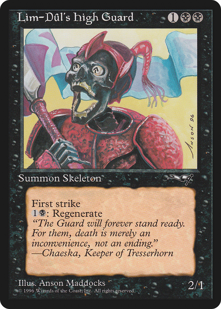 Lim-Dul's High Guard (Red Armor) (ALL-018)  - Alliances