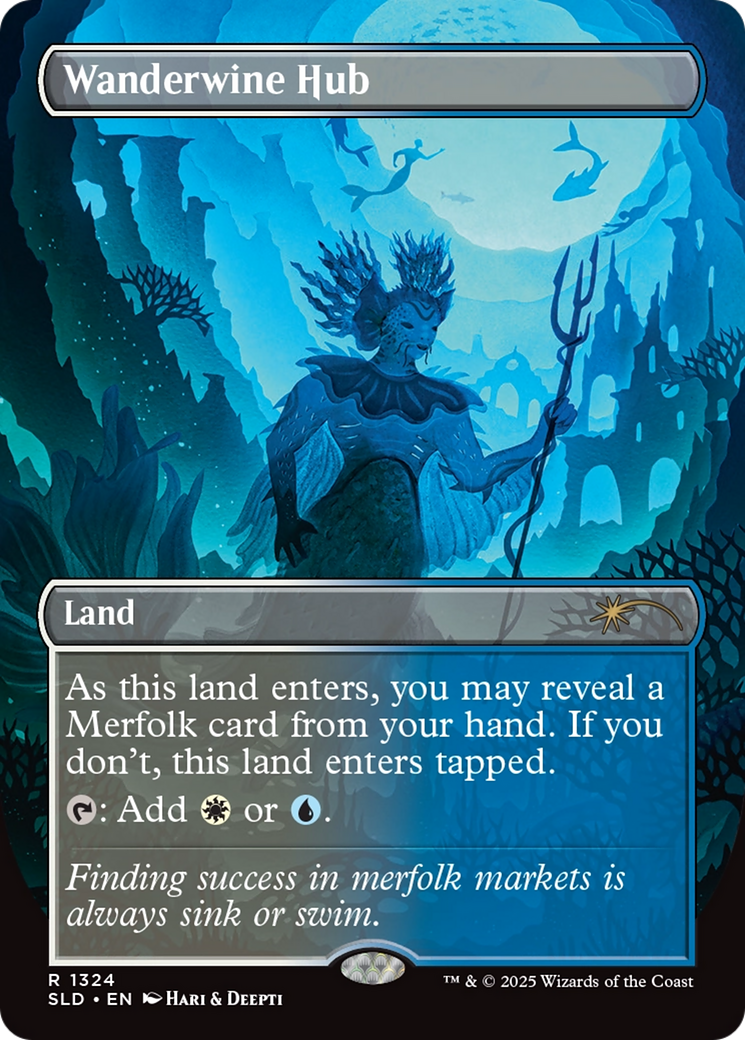 Wanderwine Hub (SLD-1324)  - Secret Lair Drop (Borderless)