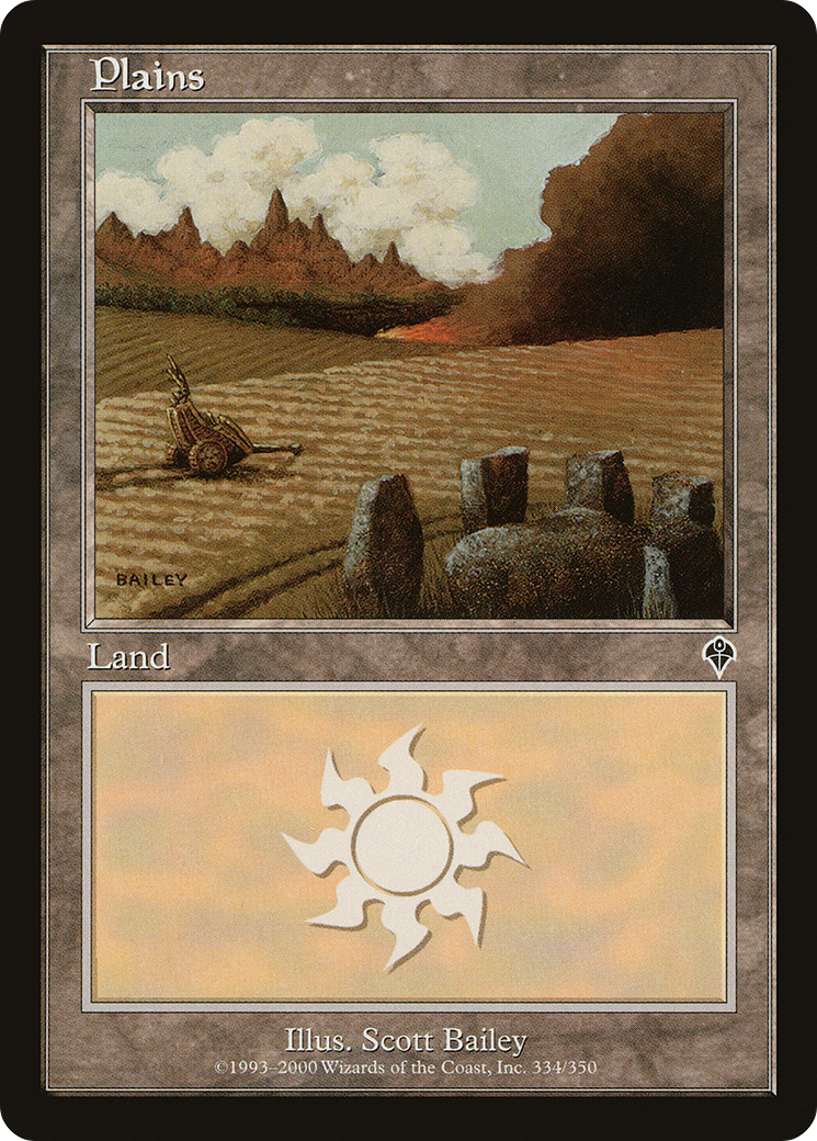 Plains (334) (INV-334)  Foil - Invasion