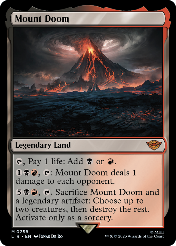 Mount Doom (LTR-258)  Foil - The Lord of the Rings: Tales of Middle-earth