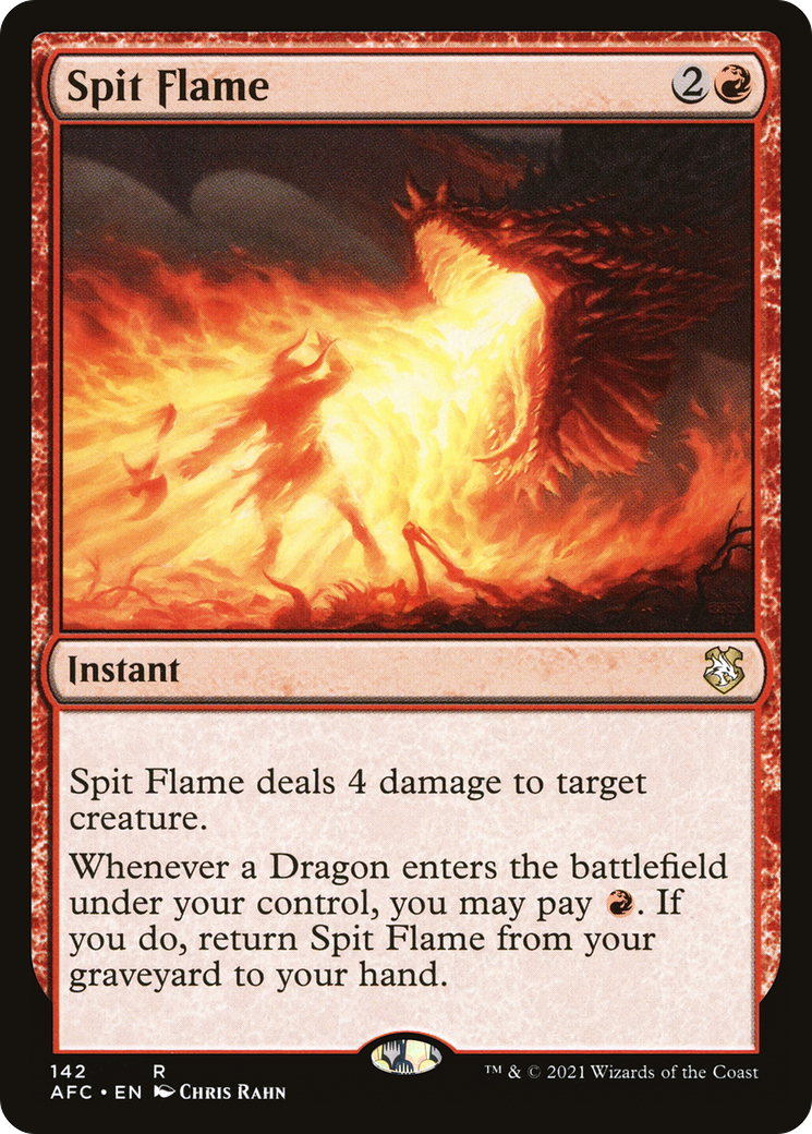 Spit Flame (AFC-142) - Adventures in the Forgotten Realms Commander