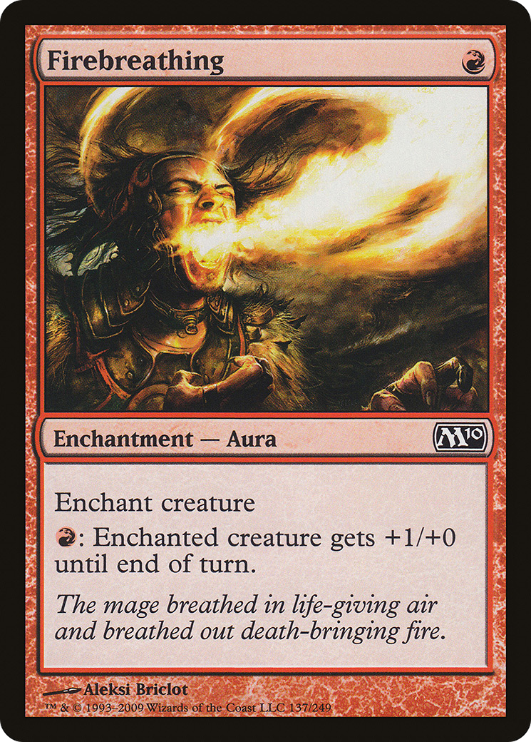 Firebreathing (M10-137)  Foil - Magic 2010