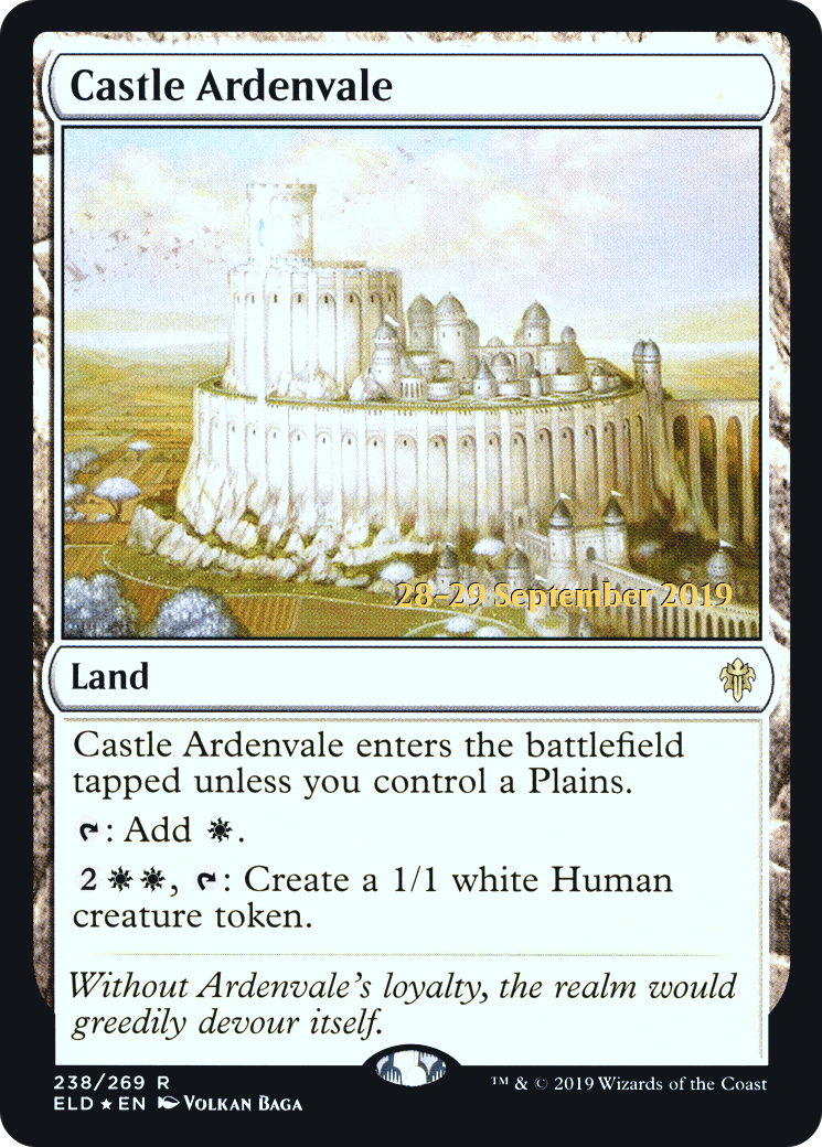Castle Ardenvale (PRE-238)  Foil - Throne of Eldraine Promos
