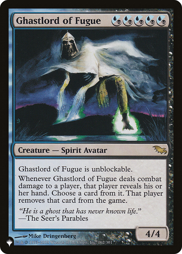 Ghastlord of Fugue (LIST-162/301)  - The List