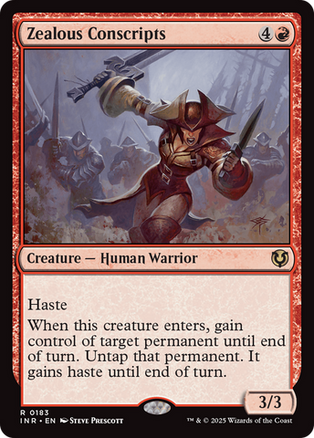 Zealous Conscripts (INR-183)  Foil - Innistrad Remastered
