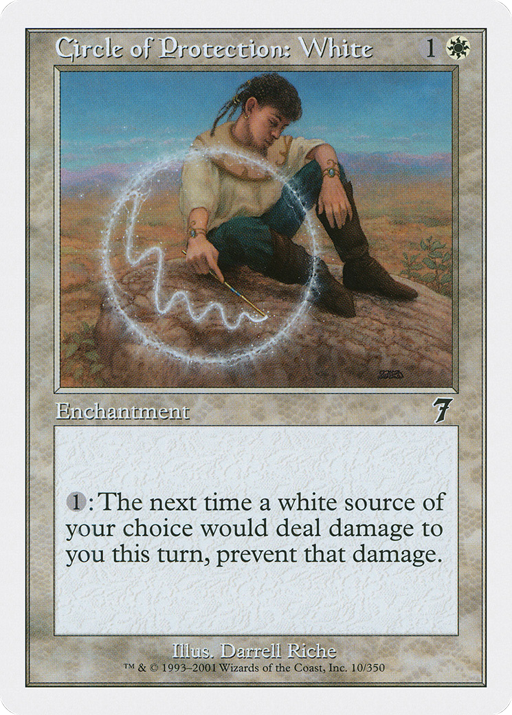 Circle of Protection: White (7ED-010) - Seventh Edition