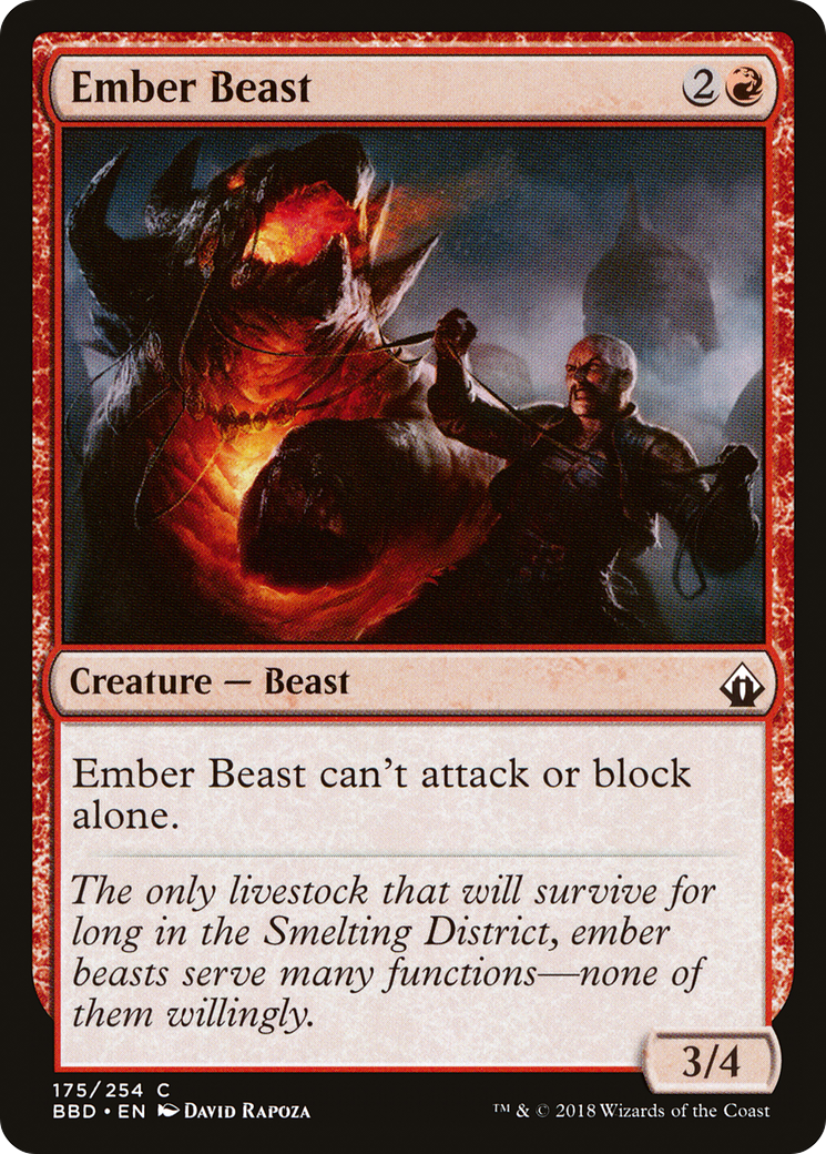 Ember Beast (BBD-175)  Foil - Battlebond