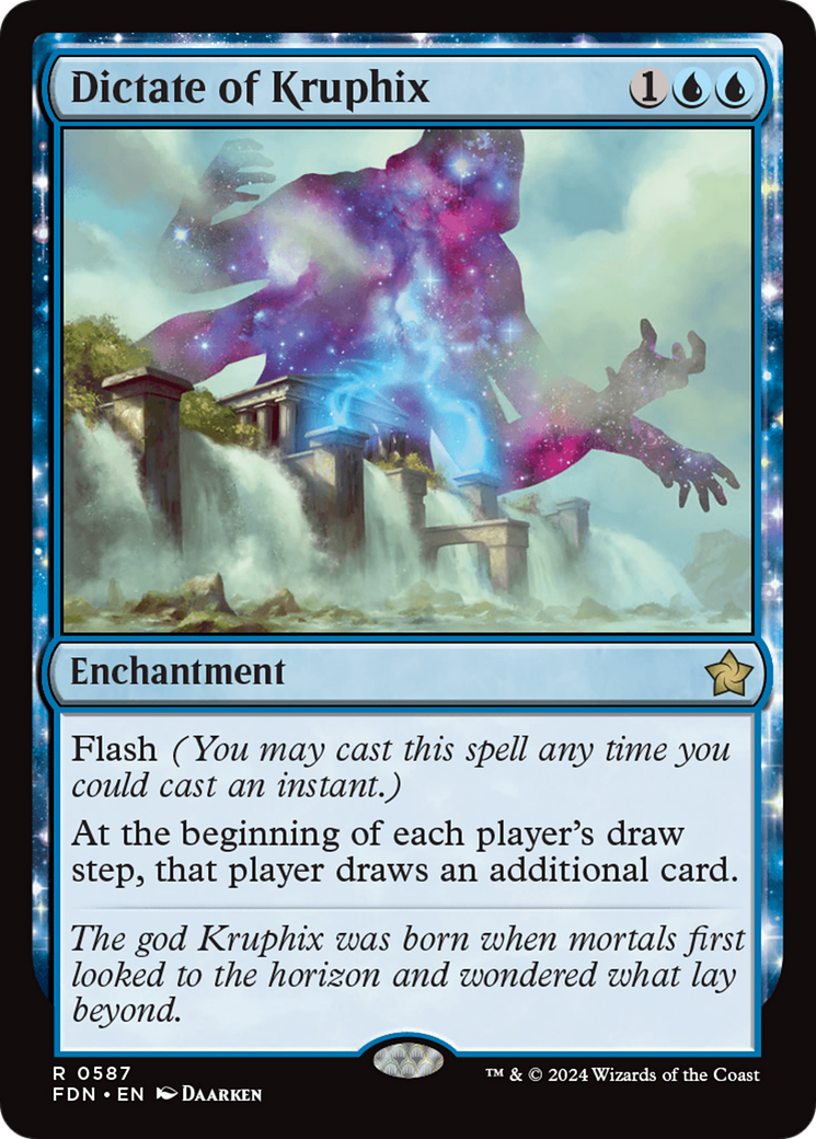 Dictate of Kruphix (FDN-587)  - Foundations: (enchantment)