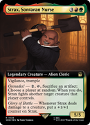 Strax, Sontaran Nurse (Extended Art) (Surge Foil) (WHO-1035)  Foil - Doctor Who: (Extended Art)