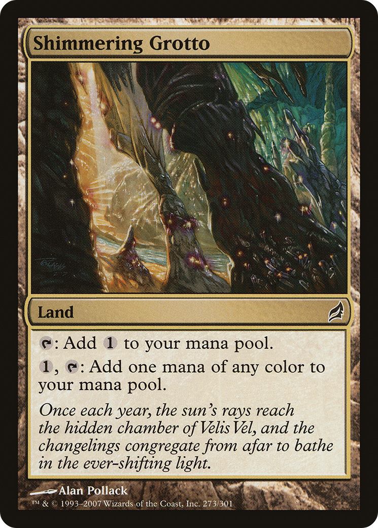 Shimmering Grotto (LRW-273)  Foil - Lorwyn