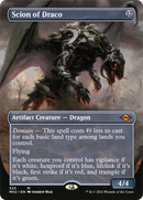Scion of Draco (Borderless) (MH2-323)  Foil - Modern Horizons 2