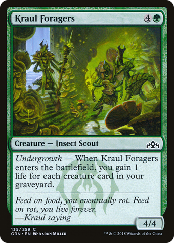 Kraul Foragers (GRN-135)  Foil - Guilds of Ravnica