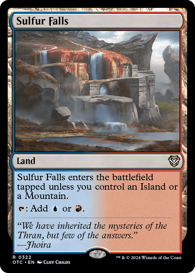 Sulfur Falls (OTC-322)  - Outlaws of Thunder Junction Commander