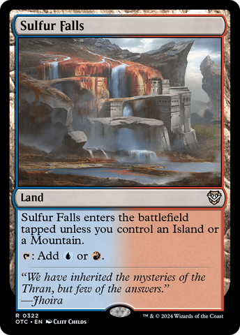 Sulfur Falls (OTC-322)  - Outlaws of Thunder Junction Commander