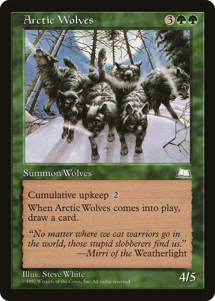 Arctic Wolves (WTH-) - Weatherlight