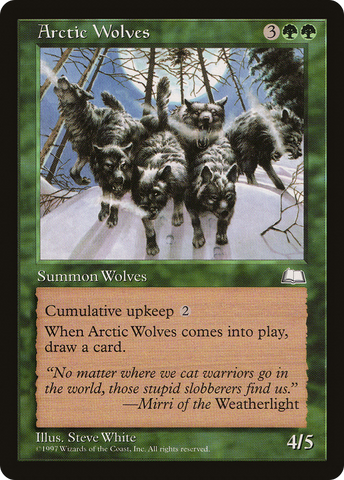 Arctic Wolves (WTH-) - Weatherlight
