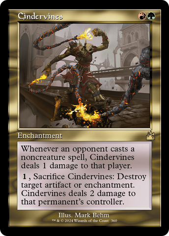 Cindervines (Retro Frame) (RVR-360)  - Ravnica Remastered