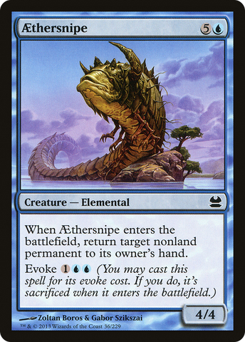 Aethersnipe (MMA-036)  Foil - Modern Masters