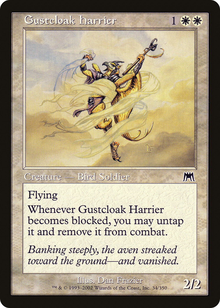 Gustcloak Harrier (ONS-034)  Foil - Onslaught