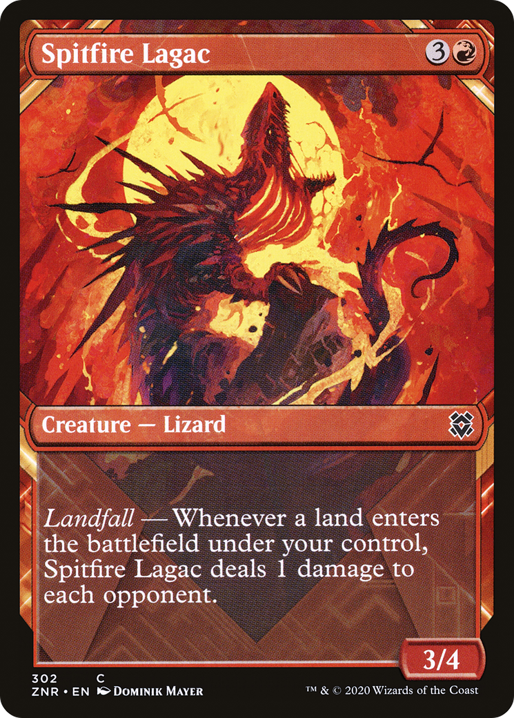 Spitfire Lagac (Showcase) (ZNR-302)  - Zendikar Rising: (Showcase)