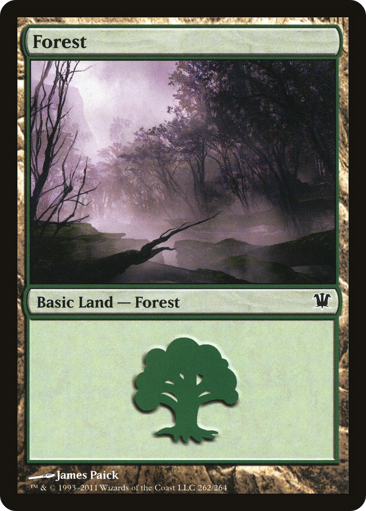 Forest (262) (ISD-262)  Foil - Innistrad