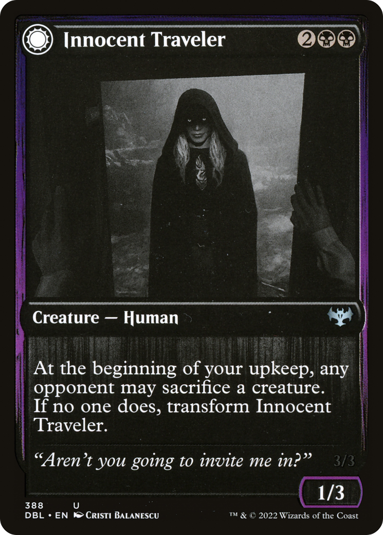 Innocent Traveler (DBL-388)  - Innistrad: Double Feature: (Double Faced Transform)