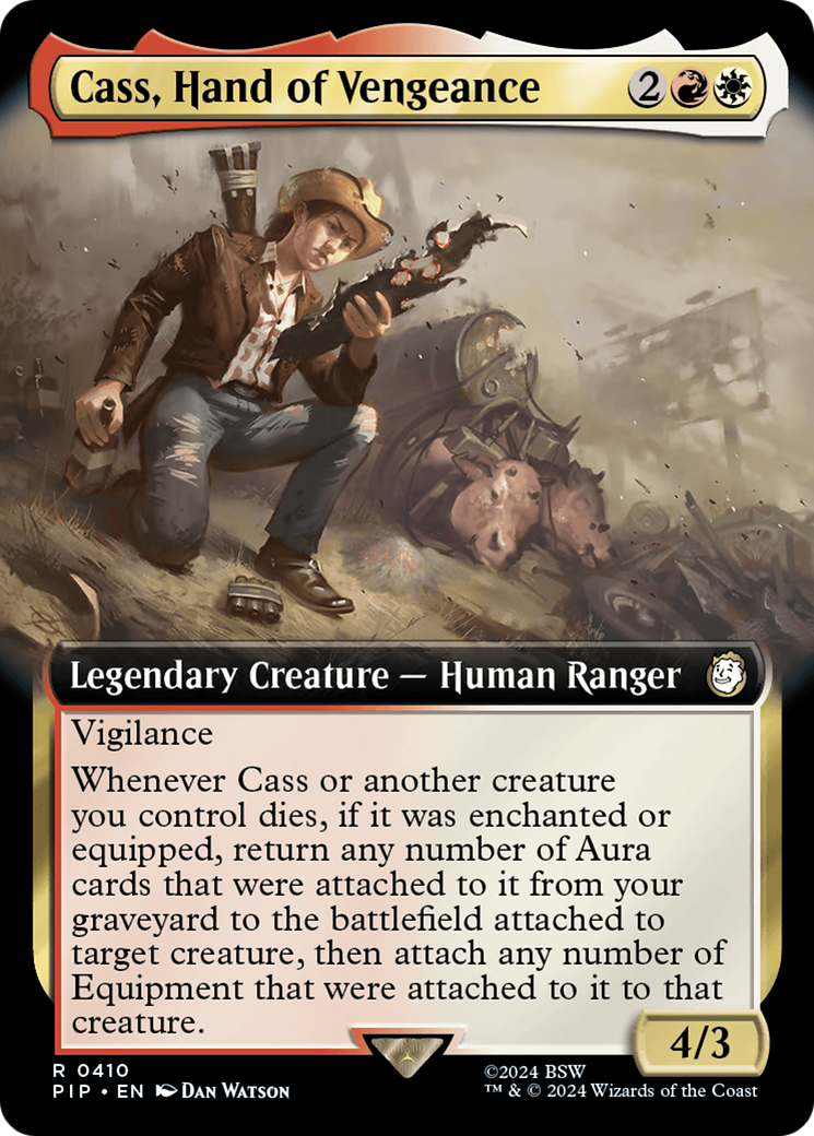 Cass, Hand of Vengeance (Extended Art) (PIP-410)  Foil - Fallout: (Extended Art)