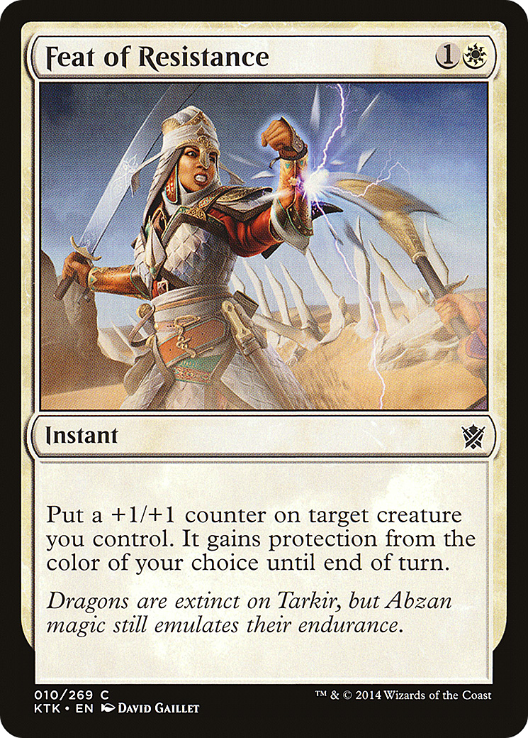 Feat of Resistance (KTK-010)  - Khans of Tarkir