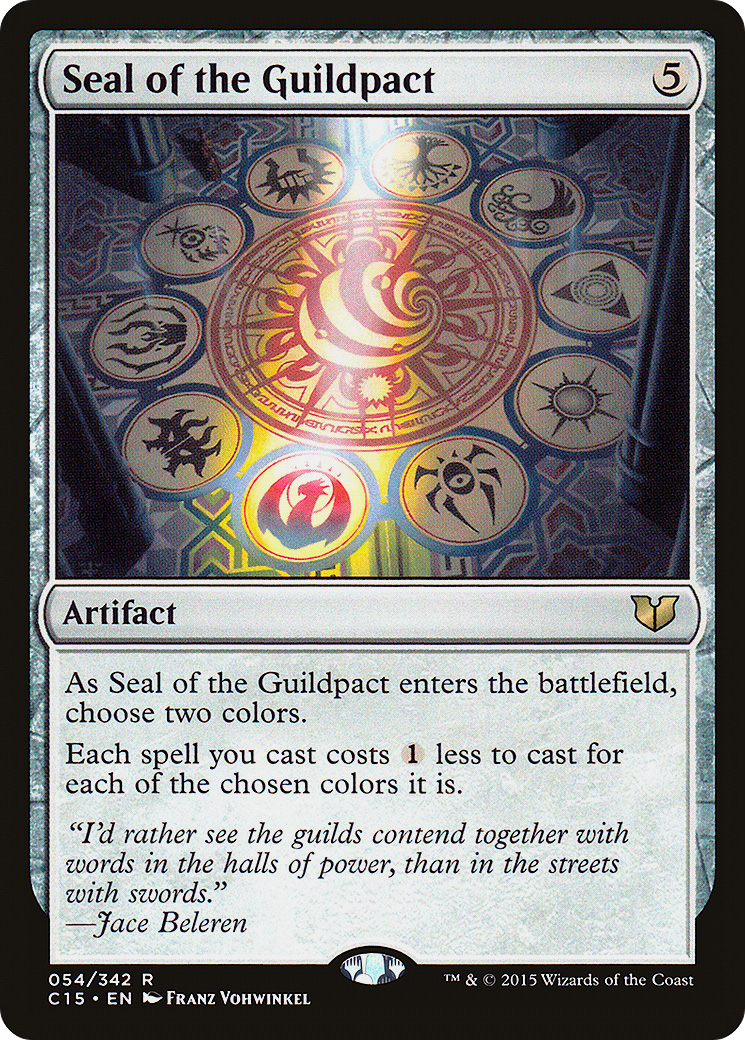 Seal of the Guildpact (C15-054)  - Commander 2015