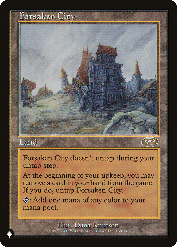 Forsaken City (LIST-139/143)  - The List