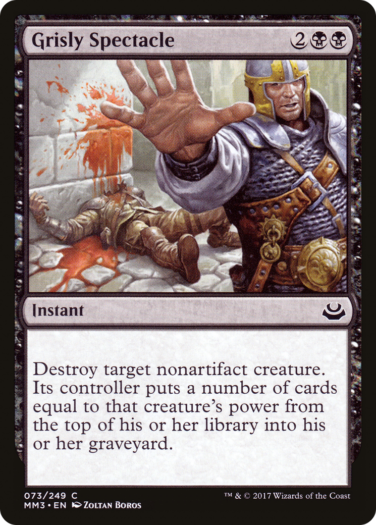 Grisly Spectacle (MM3-073)  Foil - Modern Masters 2017