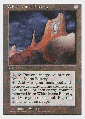 White Mana Battery (4ED-)  - Fourth Edition