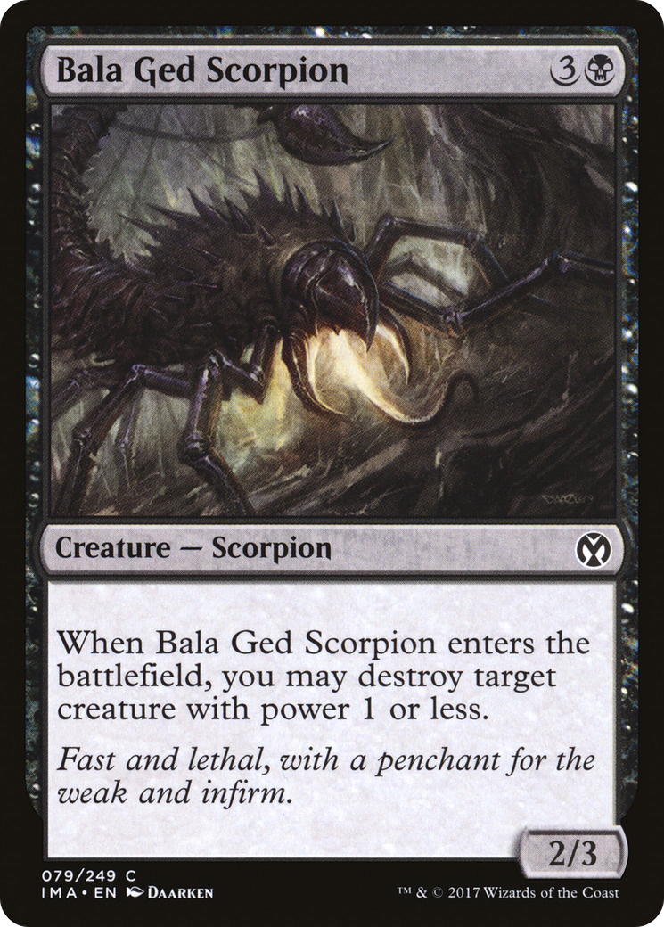 Bala Ged Scorpion (IMA-079)  Foil - Iconic Masters