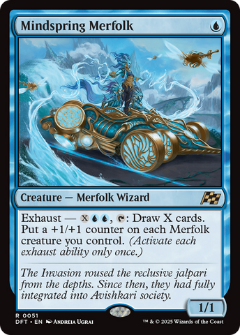 Mindspring Merfolk (DFT-051)  - Aetherdrift