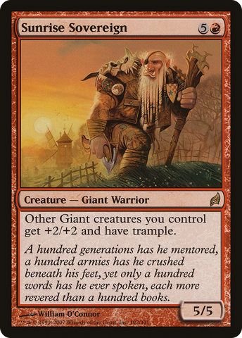 Sunrise Sovereign (LRW-192)  Foil - Lorwyn