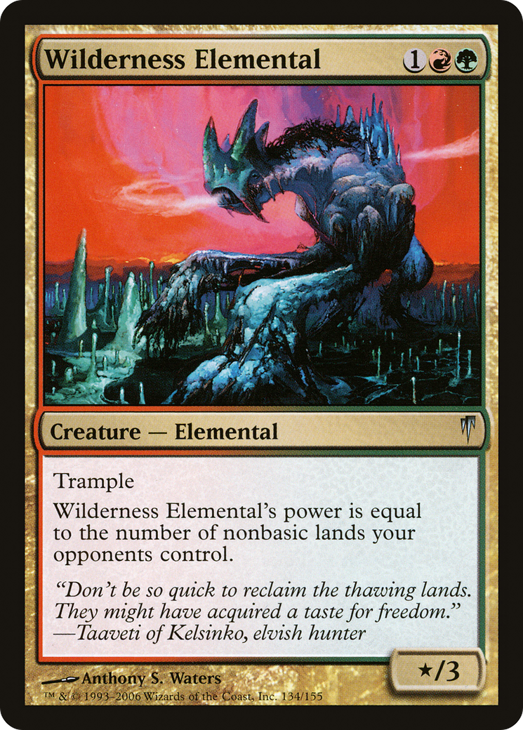 Wilderness Elemental (CSP-134)  - Coldsnap