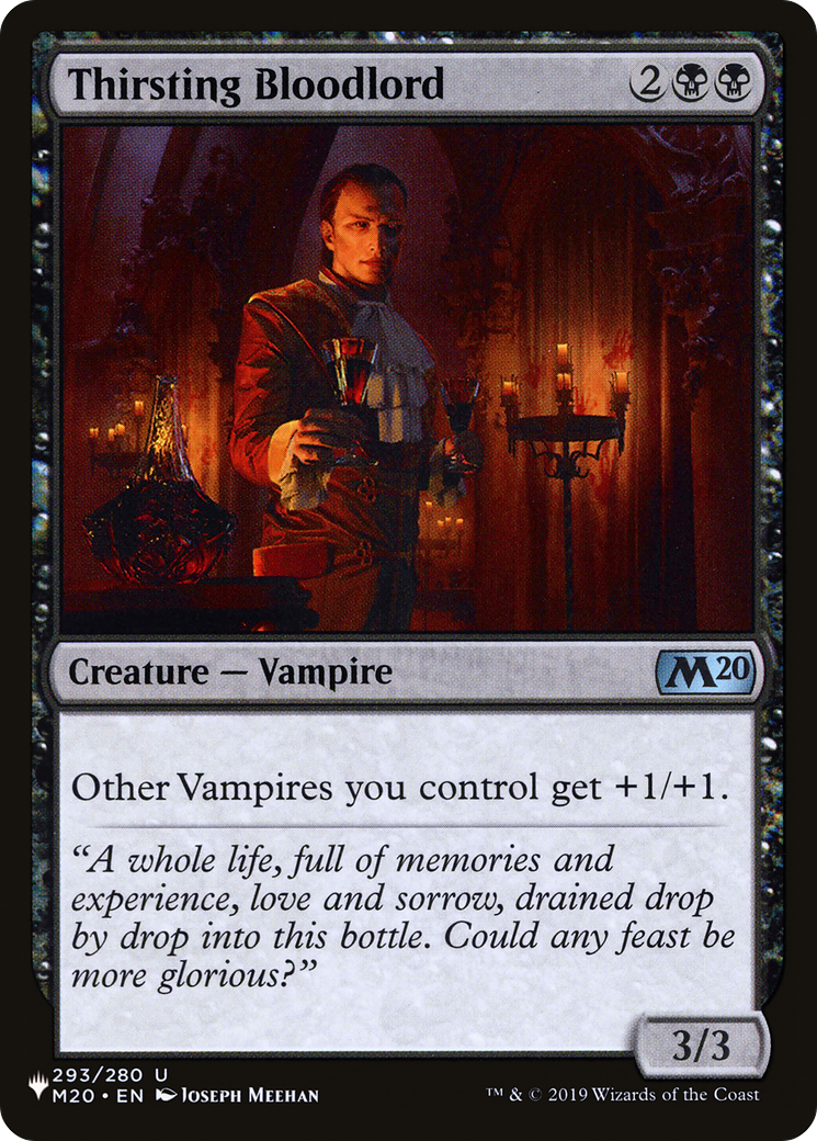 Thirsting Bloodlord (LIST-M20-293)  - The List