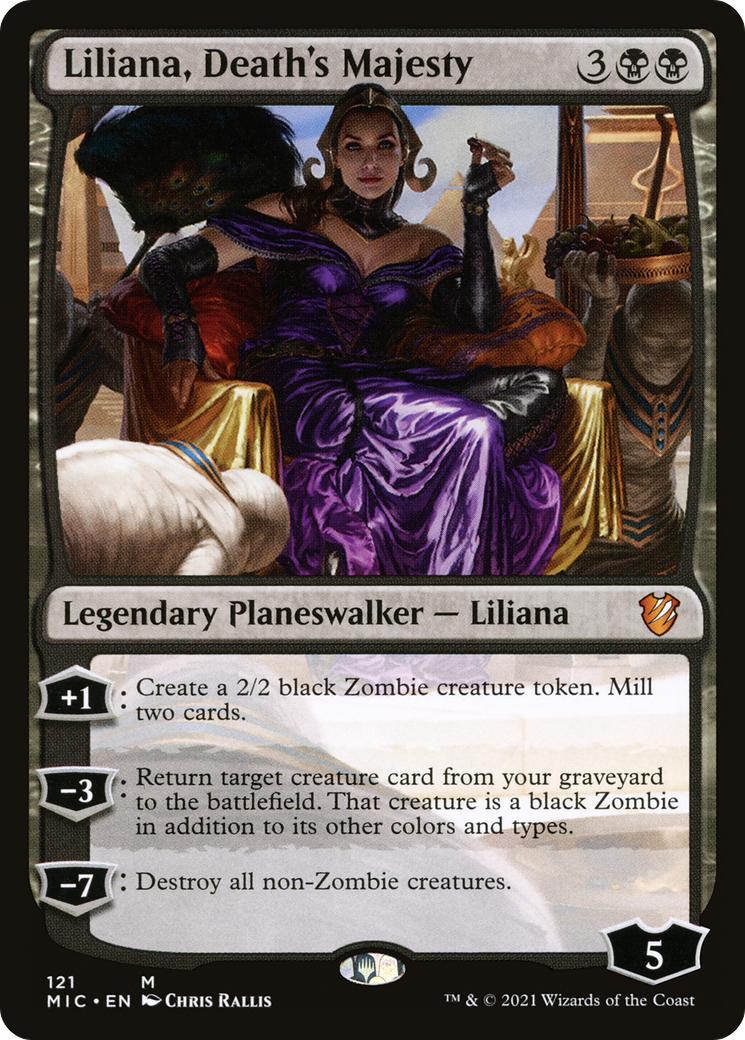 Liliana, Death's Majesty (MIC-121)  - Midnight Hunt Commander