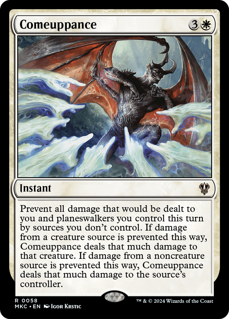 Comeuppance (MKC-058)  - Murders at Karlov Manor Commander