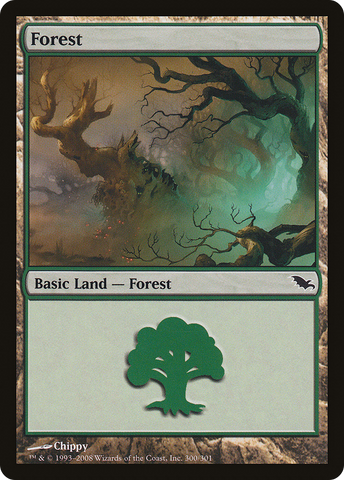 Forest (300) (SHM-300)  Foil - Shadowmoor