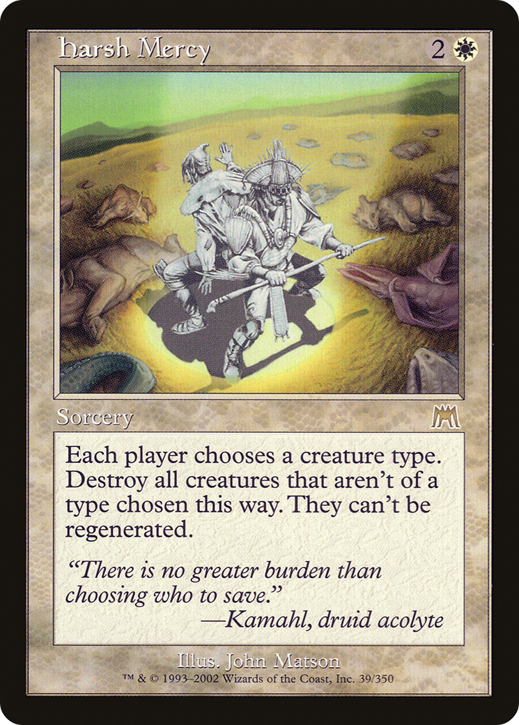 Harsh Mercy (ONS-039)  Foil - Onslaught